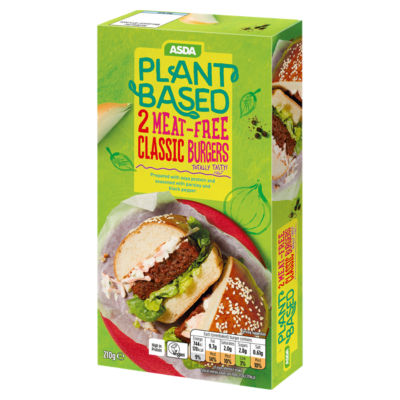 2 Meat-Free Classic Burgers 210g thumbnail 2