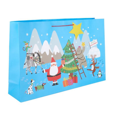 Extra Large Landscape Festive Gift Bag thumbnail 2