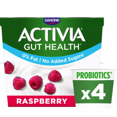 Activia Raspberry No Added Sugar Fat Free Yoghurt