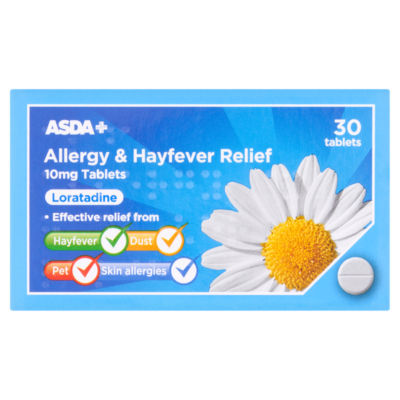 Allergy & Hayfever Relief 10mg Loratadine 30 Tablets thumbnail 2