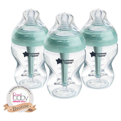 3x 260ml Advanced Anti-Colic Baby Bottles with Breast-Like Teats thumbnail 3