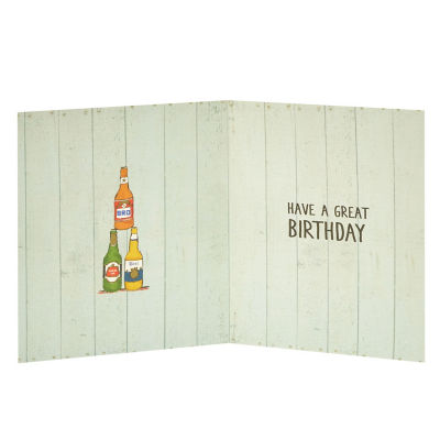 Beers Brother Birthday Card thumbnail 3
