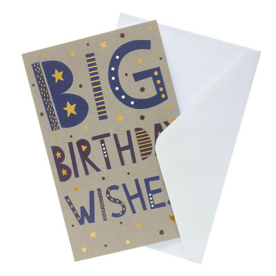 Big Birthday Wishes Birthday Card thumbnail 4