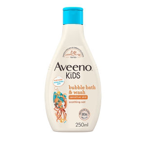 Aveeno Kids Bubble Bath and Wash with Soothing Oat for Sensitive Skin
