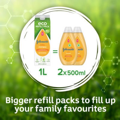 JOHNSON'S Baby Gold Shampoo 1L Refill thumbnail 4