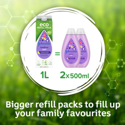 Johnson'S Baby Bedtime Bath Eco Refill Pack 1l thumbnail 3