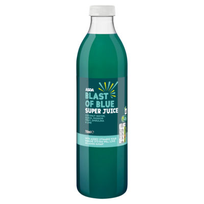 Blast of Blue Super Juice Coconut Water, Guava, Passion Fruit, Spirulina & Lime 750ml thumbnail 2