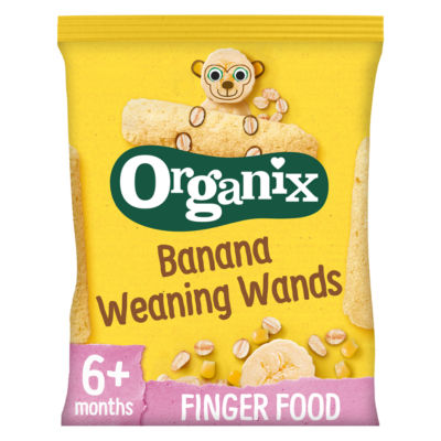 Banana Weaning Wands Organic Baby Snacks Puffs 25g 6 months+ thumbnail 2