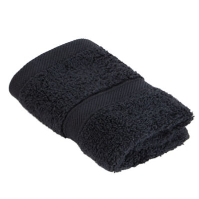 Black Super Soft Cotton Face Cloth thumbnail 2