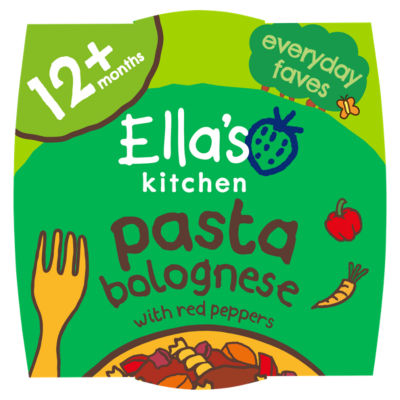Ella's Kitchen Beef Pasta Bolognese Toddler Tray Meal 12+ Months