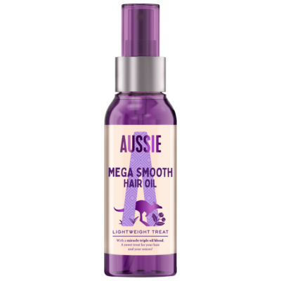 Mega Smooth Hair Oil - Vegan Hair Repair Treatment For Dry, Damaged Hair, 100ml thumbnail 2