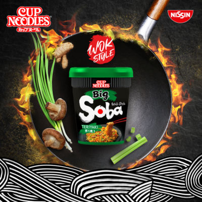 Soba Big Chilli Instant Wok Style Noodles Pot 115g thumbnail 3