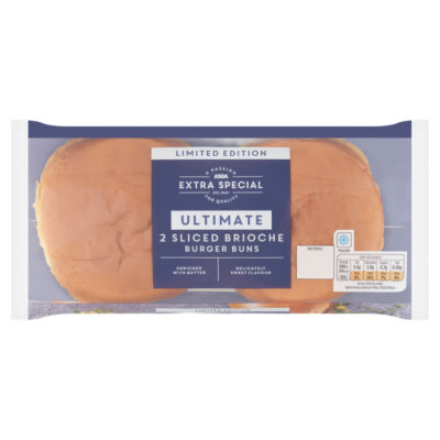 Limited Edition Ultimate 2 Sliced Brioche Burger Buns thumbnail 2