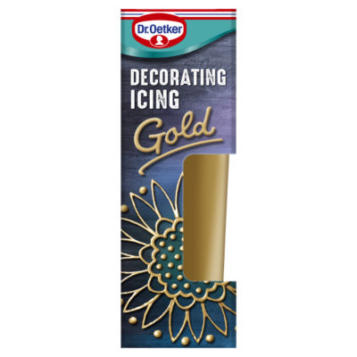 Dr. Oetker Decorating Writing Icing Gold 50g thumbnail 2