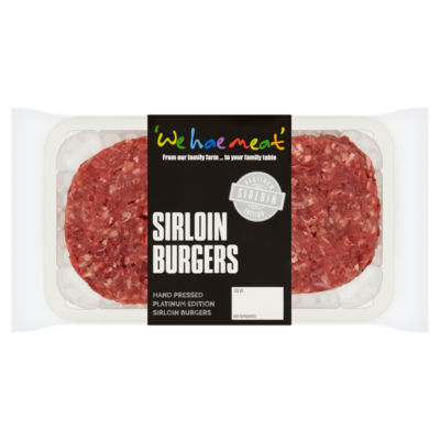 Sirloin Burgers 340g