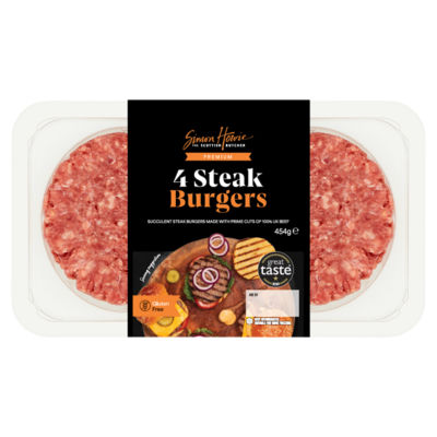 The Scottish Butcher 4 Premium Steak Burgers 454g thumbnail 2