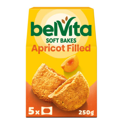 Belvita Soft Bakes Apricot Filled Cereal Snack Bars Multipack 250g (5 x 50g) thumbnail 2