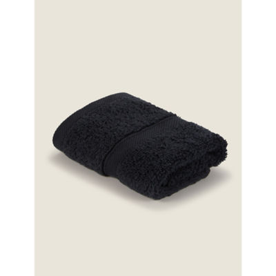 Medium Black Super Soft Cotton Bath Towel thumbnail 3