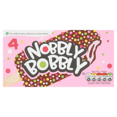 Strawberry & Chocolate Nobbly Ice Lolly 4 x 60ml thumbnail 2