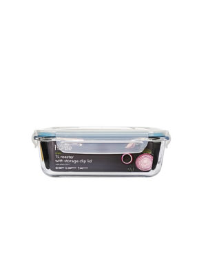Glass Roaster with clip lid 1L thumbnail 2