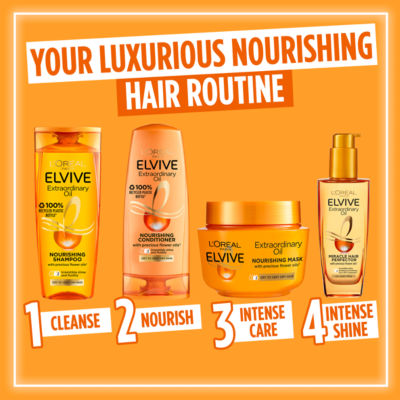Elvive Extraordinary Oil Nourishing Conditioner, for Dry Hair, 400ml thumbnail 4