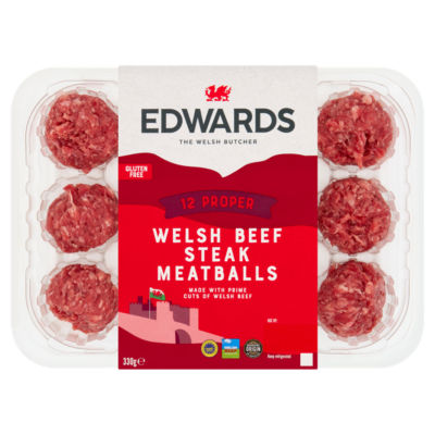 12 Proper Welsh Beef Steak Meatballs 330g thumbnail 2