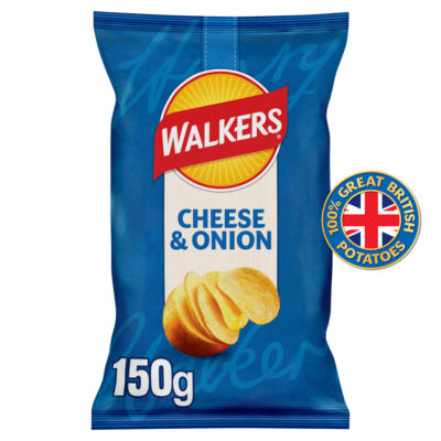 Cheese & Onion Sharing Crisps 150g
