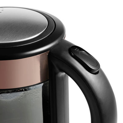 Rose Gold 1.7L Smoked Glass Kettle GGK402RG-22 thumbnail 4
