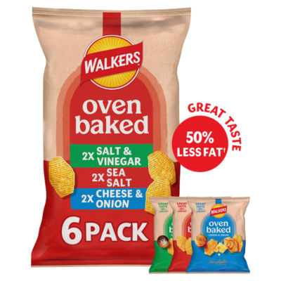 Baked Snacks Variety Multipack Crisps 6x22g thumbnail 2