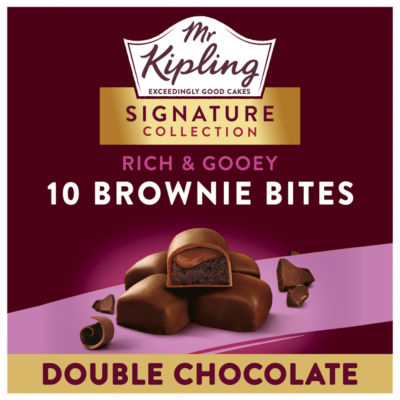 Signature  Double Milk Chocolate Brownie Bites Cakes 10 Pack thumbnail 2
