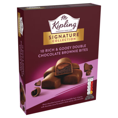 Signature  Double Milk Chocolate Brownie Bites Cakes 10 Pack thumbnail 4