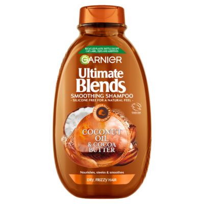 Ultimate Blends Coconut Oil & Cocoa Butter Shampoo for Frizzy and Curly Hair, 400ml