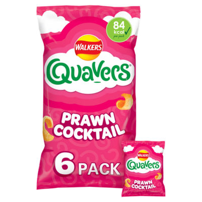 Walkers Quavers Prawn Cocktail Multipack Snacks