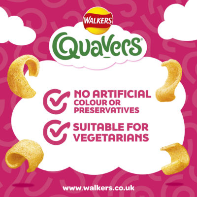 Quavers Prawn Cocktail Multipack Snacks Crisps 6x16g thumbnail 4