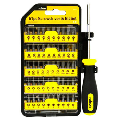 Rolson 51pc Screwdriver & Bit Set thumbnail 2