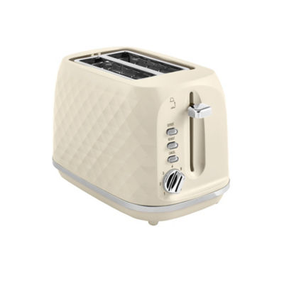 Cream Textured 2-Slice Toaster thumbnail 2