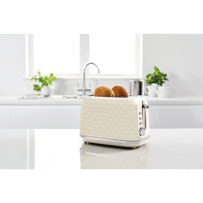 Cream Textured 2-Slice Toaster thumbnail 3