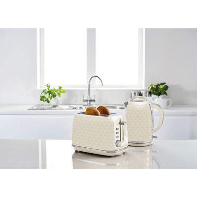 Cream Textured 2-Slice Toaster thumbnail 5
