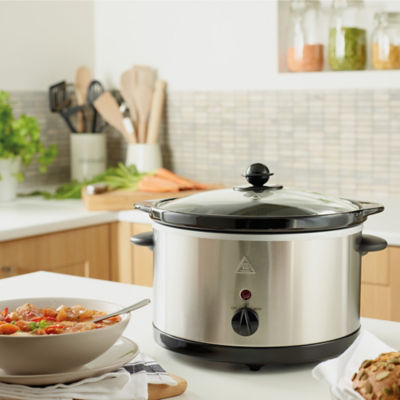 3L Slow Cooker - Stainless Steel thumbnail 3