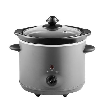 Grey Compact Slow Cooker