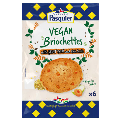 Vegan Briochettes with Fruit Chips & Chia Seeds thumbnail 2