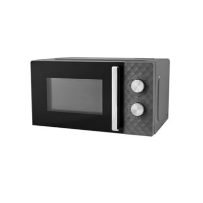 Grey 17L Diamond Texture Manual Microwave Oven thumbnail 2