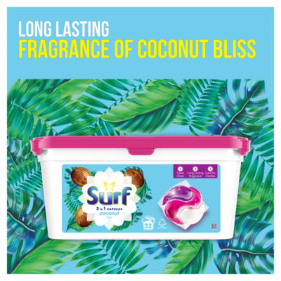 Washing Capsules Coconut Bliss 3 in 1 Capsules 27 washes thumbnail 4