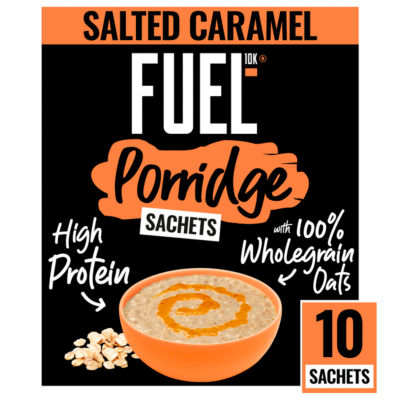 Salted Caramel Protein Porridge Oat Cereal Sachets 10x36g thumbnail 2