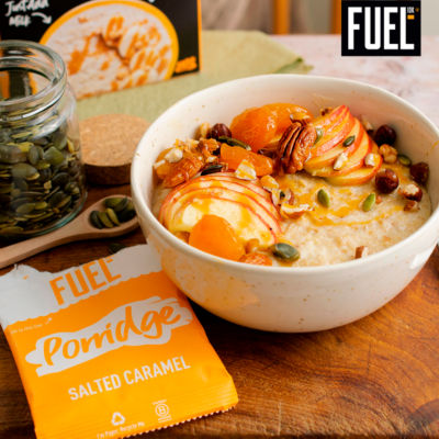 Salted Caramel Protein Porridge Oat Cereal Sachets 10x36g thumbnail 4