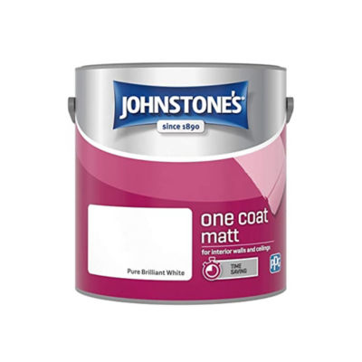 One Coat Matt, Pure Brilliant White, 2.5L thumbnail 2