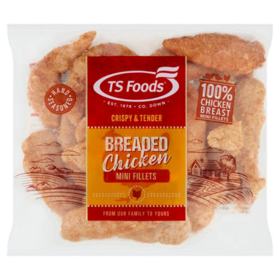 Breaded Chicken Mini Fillets 1kg
