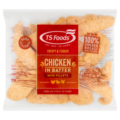 Chicken in Batter Mini Fillets 1kg