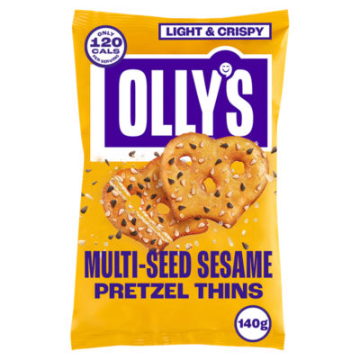 Olly's Pretzel Thins - Multi-Seed Sesame