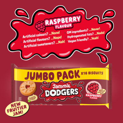 Raspberry Flavour Biscuits 280g (2 x 140g) thumbnail 4
